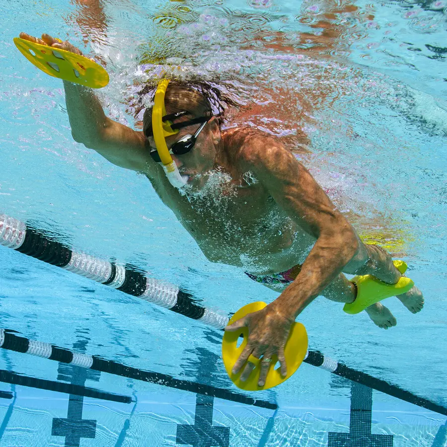 FINIS Manta Paddles L Strapless Swimming Paddles 