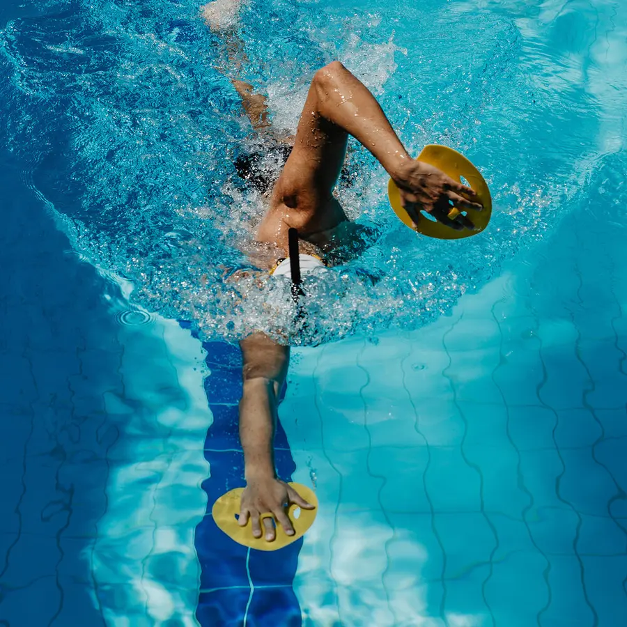 FINIS Manta Paddles L Strapless Swimming Paddles 