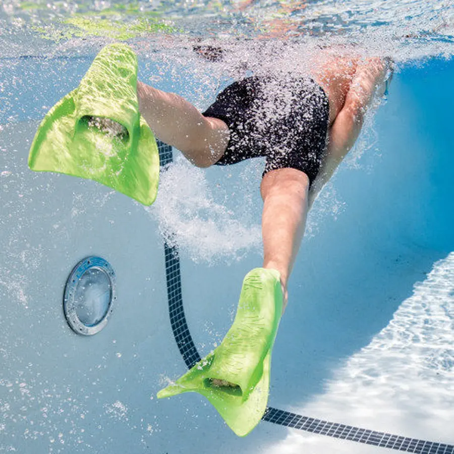 FINIS Booster jr Simfötter 26-29 Grön - Korta simfenor 