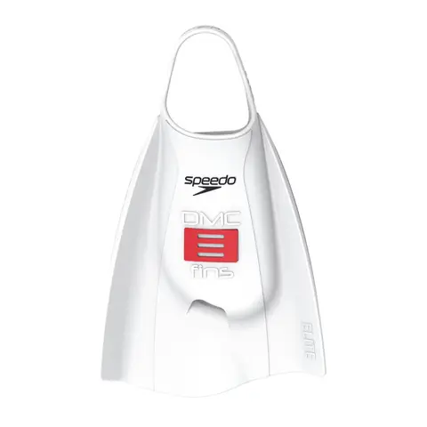 Speedo x DMC Elite Simf&#246;tter Simfenor med korta blad | Vit/R&#244;d