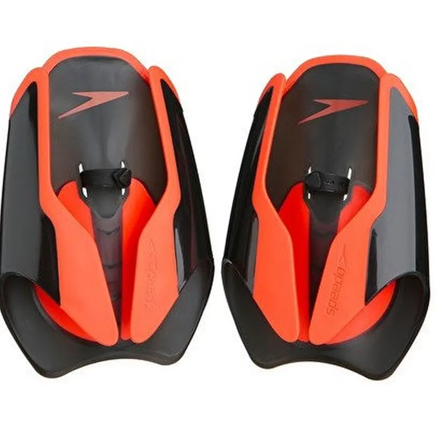 Speedo Fastskin Paddles Svart/röd paddlar 