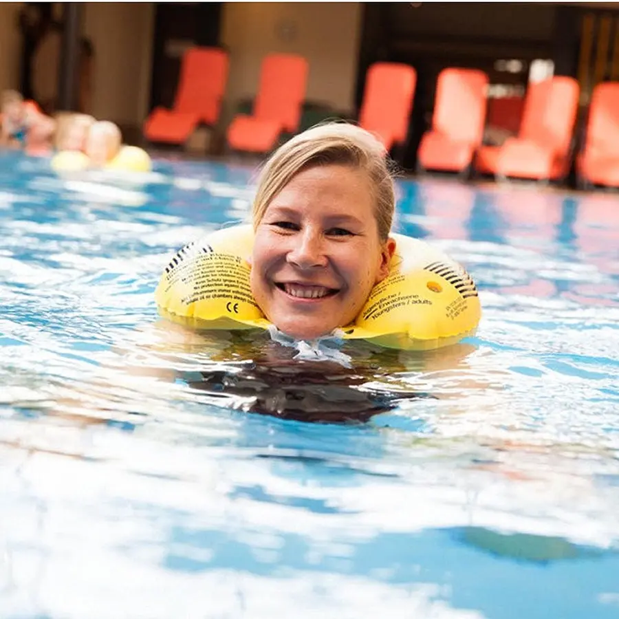 Simkrage Schwimmi för barn och vuxna Nackkrage | Flytkrage 