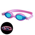 FlowGlow Svømmebrille barn og junior FINIS 4-12 år | Rosa | Lyser i mørket