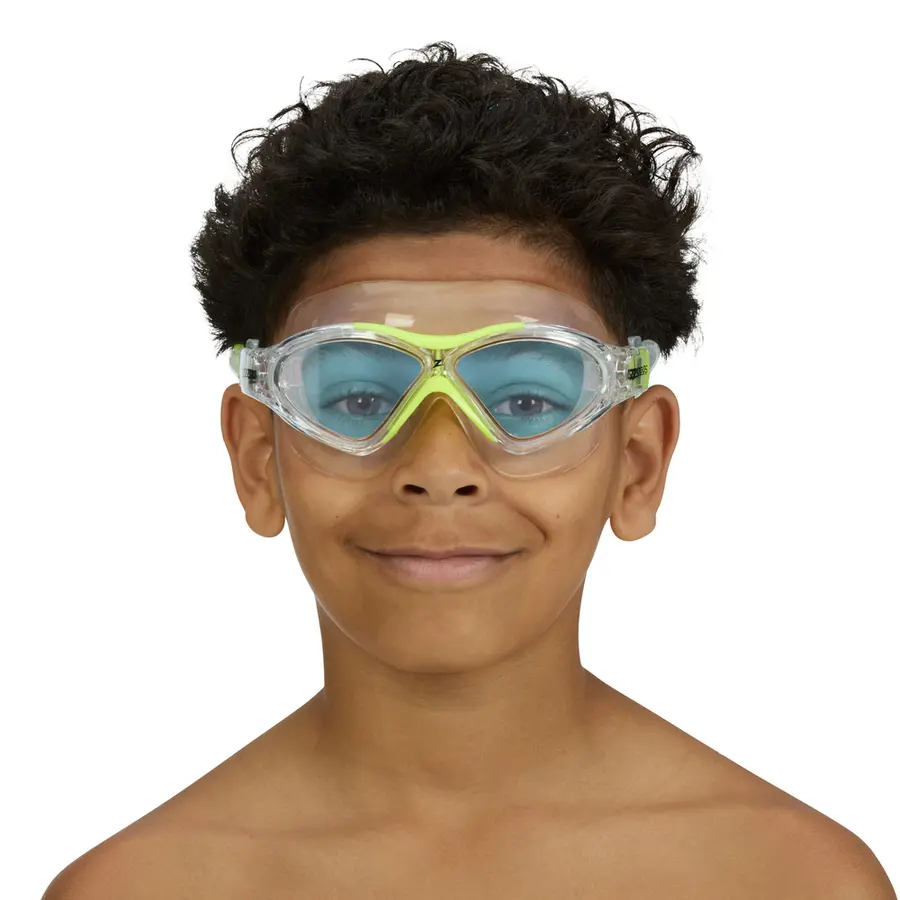 Super Seal Junior Mask Zoggs 6-14 år | Blå lins | Dykmask 