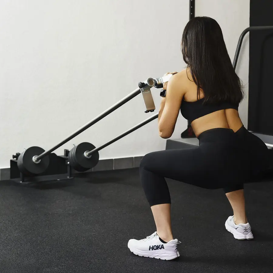 Double landmine T-Bar Row Set 