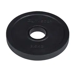 Gymleco Olympisk viktskiva 2,5 kg H&#229;l: 50 mm | Svart