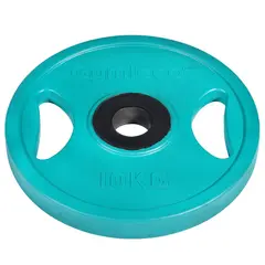 Gymleco Olympisk viktskiva 10 kg H&#229;l: 50 mm | Gr&#246;n