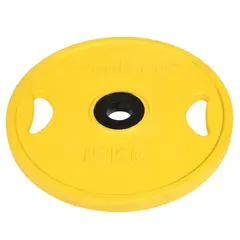 Gymleco Olympisk vektskive 15 kg Gummiert gul