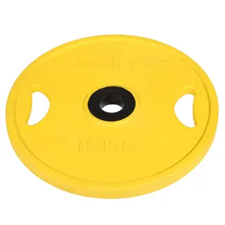 Gymleco Olympisk viktskiva 15 kg H&#229;l: 50 mm | Gul