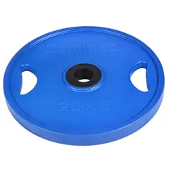 Gymleco Olympisk viktskiva 20 kg H&#229;l: 50 mm | Bl&#229;