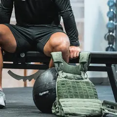 Viktväst Gymleco 9 kg | Grön Tactical Weight Vest