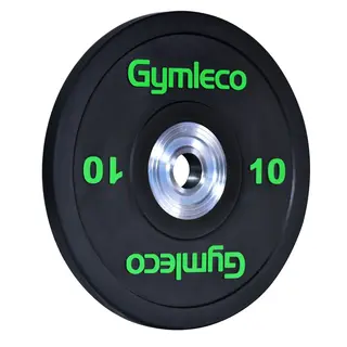 Bumper Plates - Olympisk viktskiva 10 kg Gymleco | H&#229;l: 50 mm