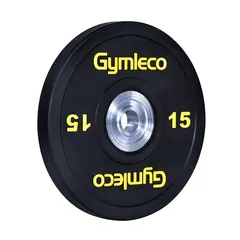 Bumper Plates - Olympisk viktskiva 15 kg Gymleco | H&#229;l: 50 mm