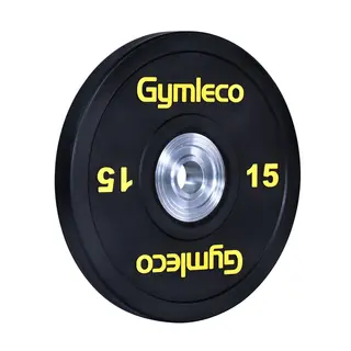 Bumper Plates - Olympisk viktskiva 15 kg Gymleco | H&#229;l: 50 mm