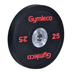 Bumper Plates - Olympisk viktskiva25 kg Gymleco | H&#229;l: 50 mm