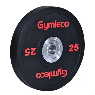 Bumper Plates - Olympisk viktskiva25 kg Gymleco | H&#229;l: 50 mm