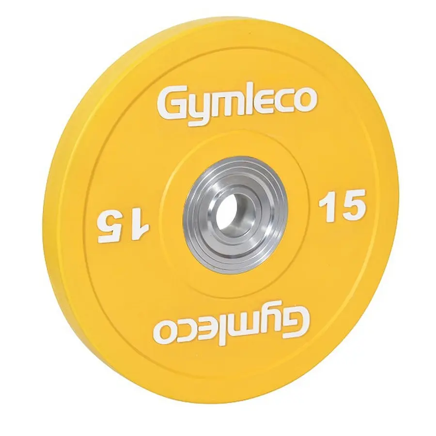 Gymleco Bumperplates Viktskiva 15 kg Hål: 50 mm | Gul 