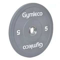 Gymleco Bumperplates Viktskiva 5 kg H&#229;l: 50 mm | Gr&#229;