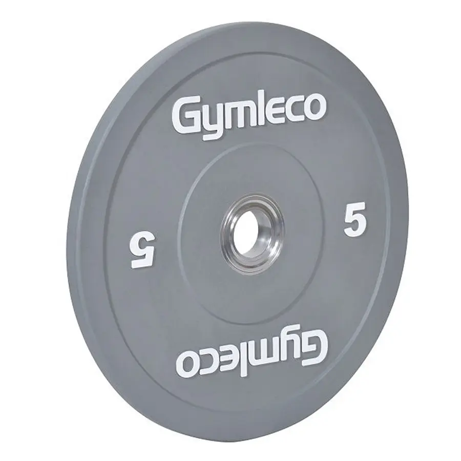 Gymleco Bumperplates Viktskiva 5 kg Hål: 50 mm | Grå 