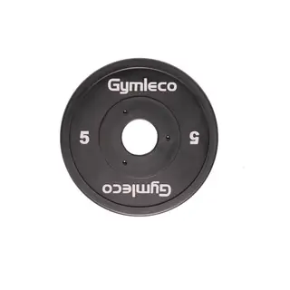 Gymleco Bumper Plates - viktskiva H&#229;l: 50mm | Svart| 5 kg