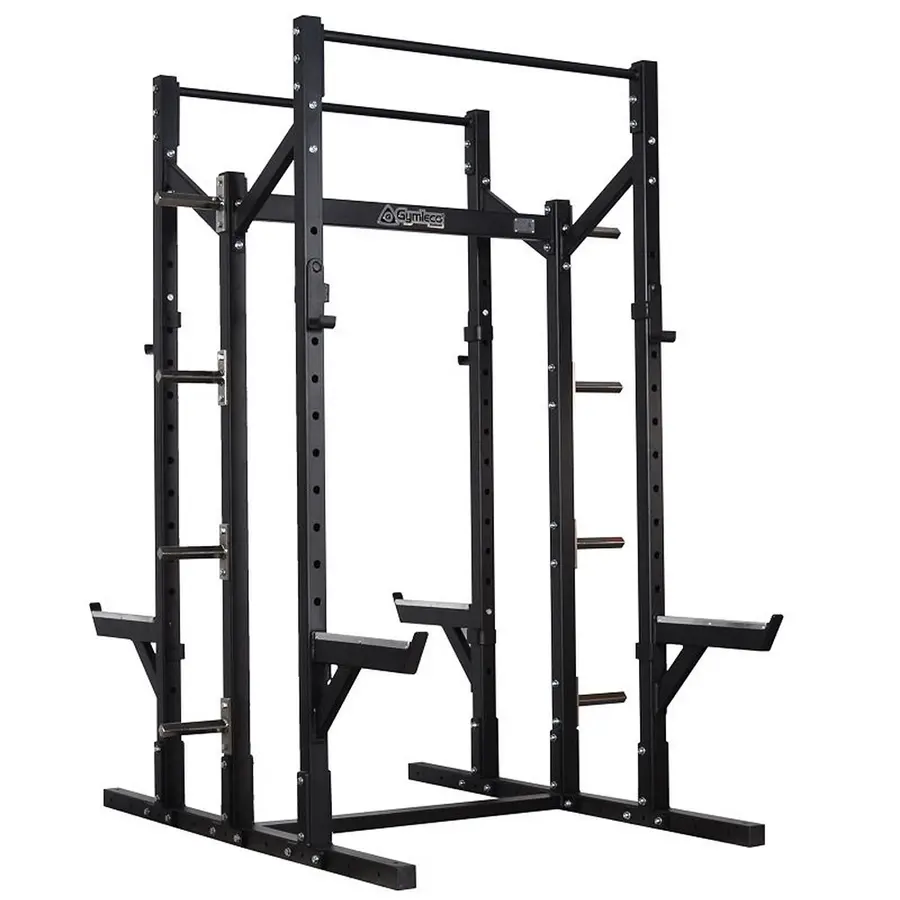 Gymleco Half Rack - Dubbel Skivstångsställning 