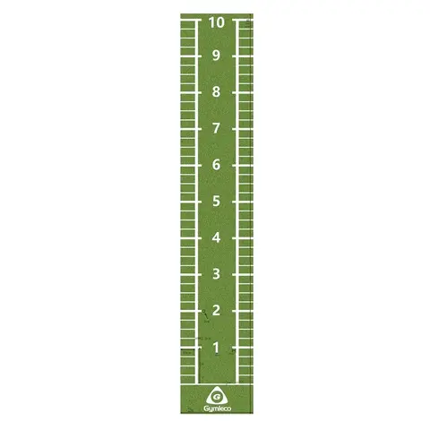 Gymleco Konstgräs med tryck 11 x 2 m | Grön
