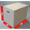 Plyo Box 51x61x76 cm Powerbox | Plyometrisk box | Jump box