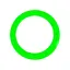Jongleringsring | 32 cm | 1 st. Ringar för jonglering | Ljusgrön 