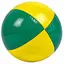 Jongleringsboll | 130 g | 1 st. Grön 2 färgad | Fluoriserende 