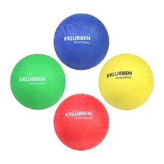 Klubben Multiboll Set | 15 cm 4 olika f&#228;rger | 4 st