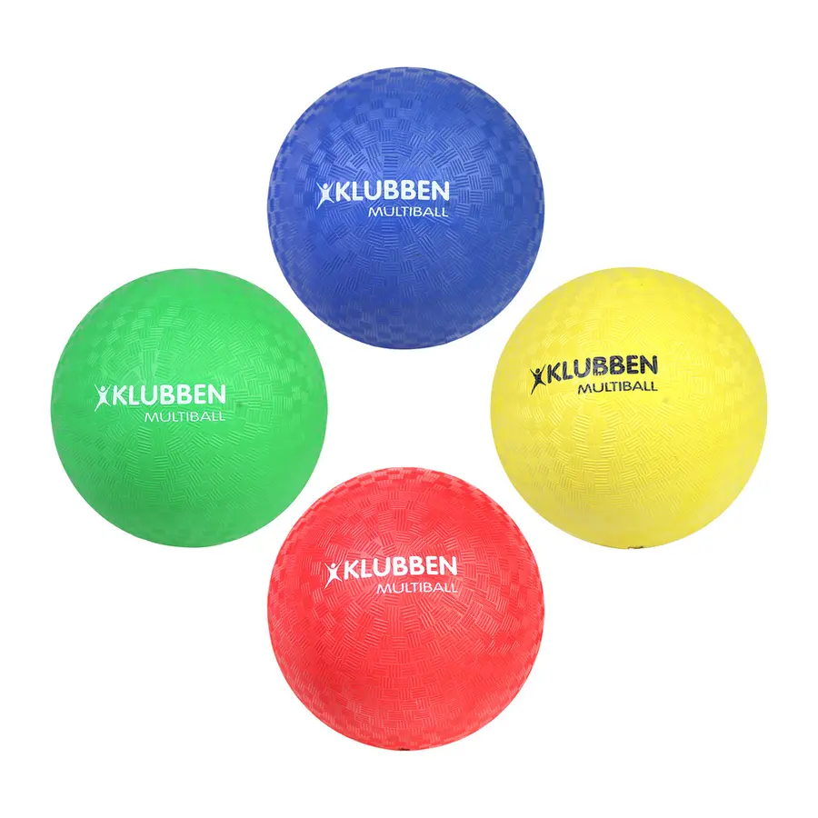 Klubben Multiboll Set | 21 cm 4 olika färger | 4 st 