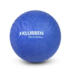 Klubben Multiboll 21 cm Bl&#229; Skolg&#229;rdsboll | Gagaboll | Lekboll