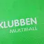 Klubben Multiboll 21 cm Grön Skolgårdsboll | Gagaboll | Lekboll 