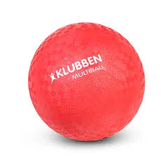 Klubben Multiboll 21 cm R&#246;d Skolg&#229;rdsboll | Gagaboll | Lekboll