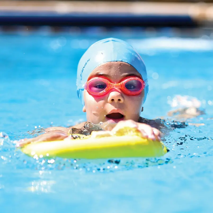 FINIS kickboard/benplatta Jr Gul - juniorstorlek 