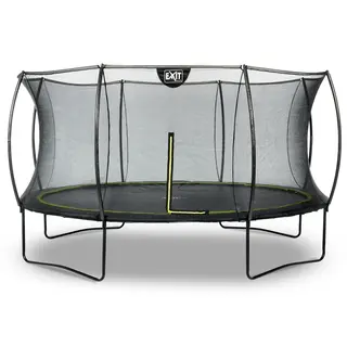 EXIT Silhouette trampoline Svart | ø 427 cm | Sikkerhetsnett