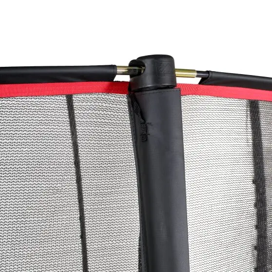 EXIT PeakPro studsmatta svart Diameter 366 cm | Med säkerhetsnät 