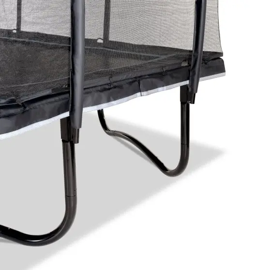 EXIT PeakPro trampoline cm svart 305 x 518 cm | Med säkerhetsnät 