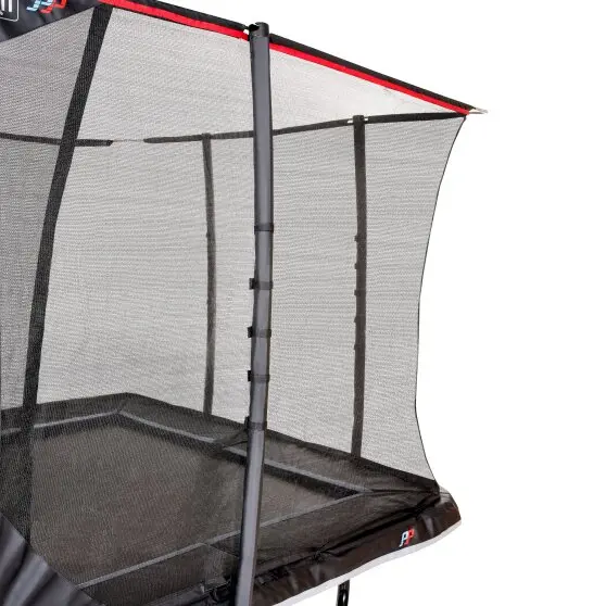 EXIT PeakPro trampoline cm svart 305 x 518 cm | Med säkerhetsnät 