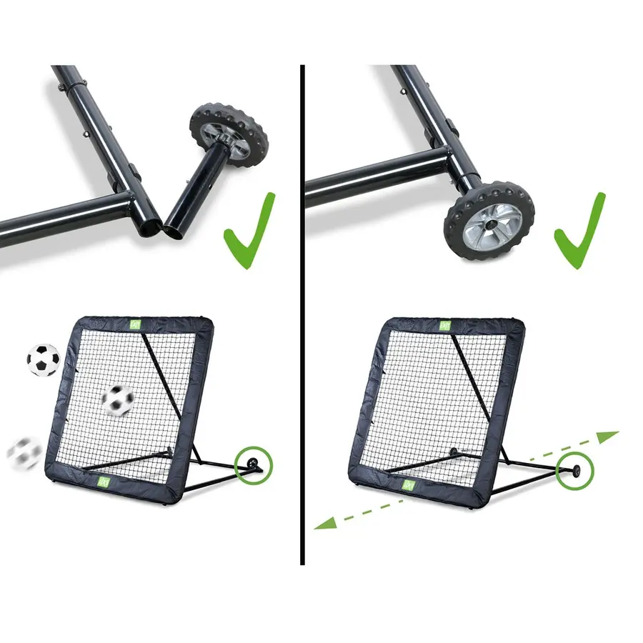 Rebounder EXIT Kickback XL Skott-/Fotbollvägg 164 x 164cm 