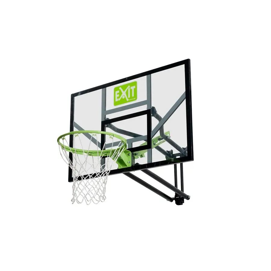 Basketkorg EXIT Galaxy väggmonterad Komplett set | justerbar korg och platta 
