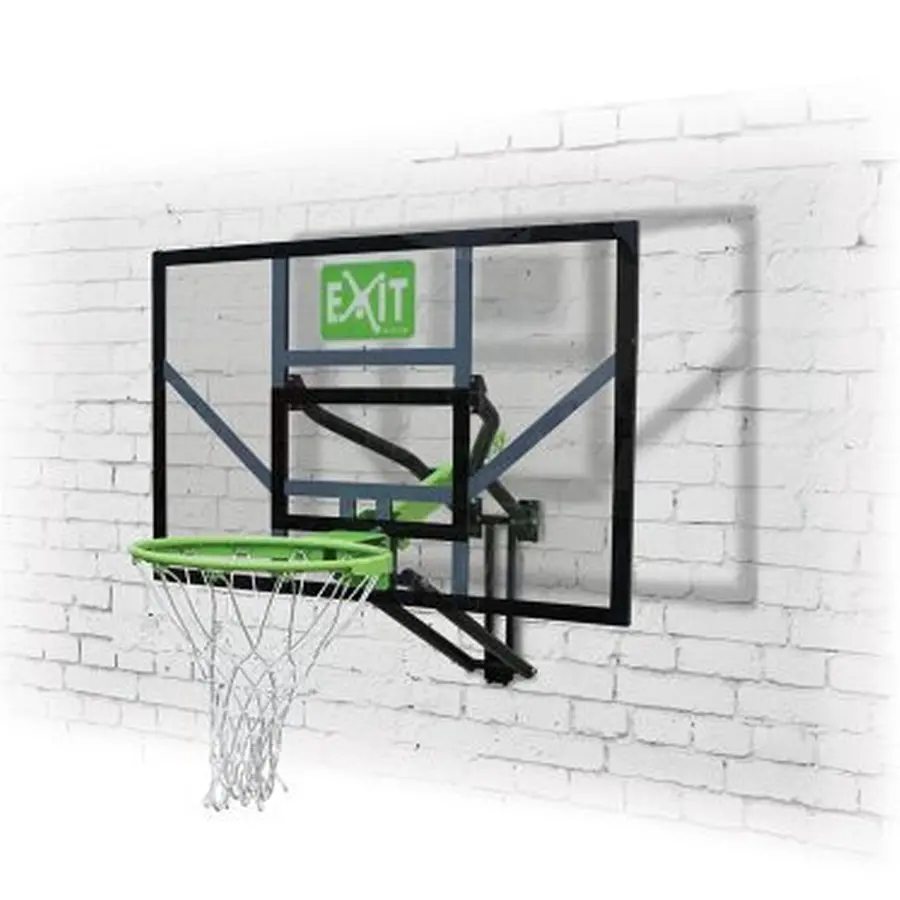 Basketkorg EXIT Galaxy väggmonterad Komplett set | justerbar korg och platta 