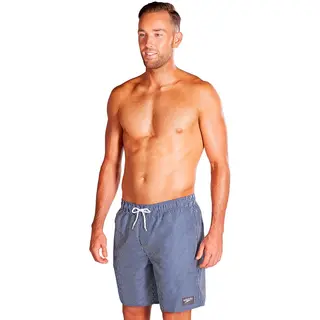 Leisure 18 Badshorts Speedo - Blå/randig - Polyester