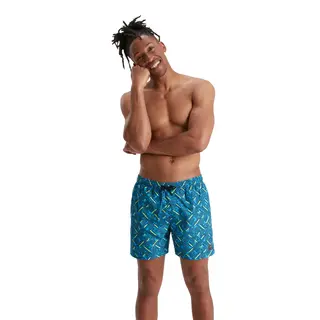 Printed Leisure 16 Badshorts Speedo | Badshorts | Mörkblå
