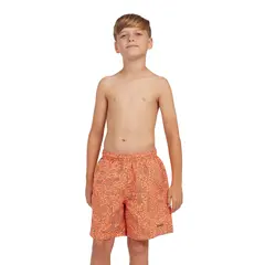 Dakar 15 Badshorts 140cm Zoggs | Orange/Flerf&#228;rgad | Ecodura