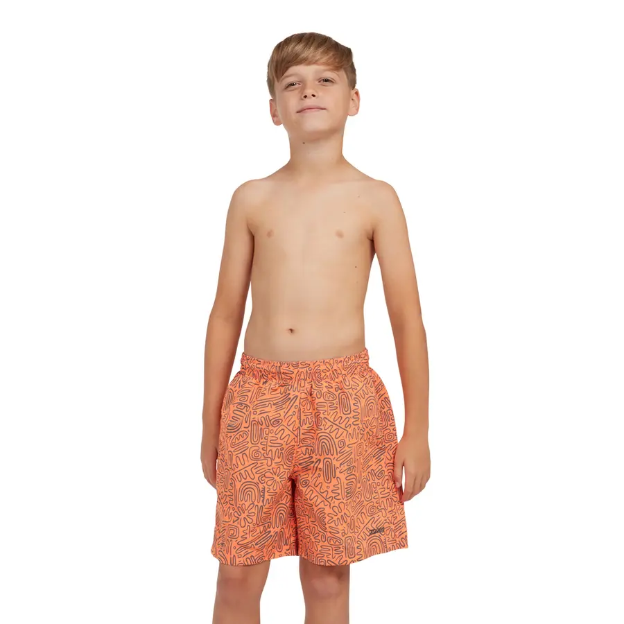 Dakar 15 Badshorts 140cm Zoggs | Orange/Flerfärgad | Ecodura 