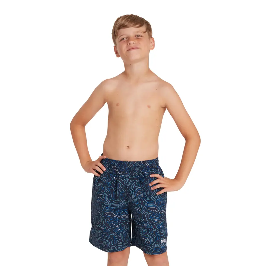 Seacrest Printed 15 Badshorts jr 128cm Zoggs | Blå/Flerfärgad | Ecodura 