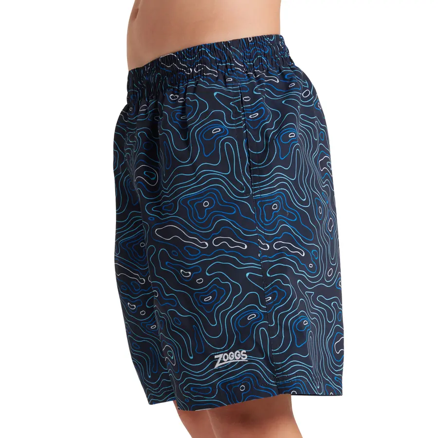 Seacrest Printed 15 Badshorts jr 128cm Zoggs | Blå/Flerfärgad | Ecodura 