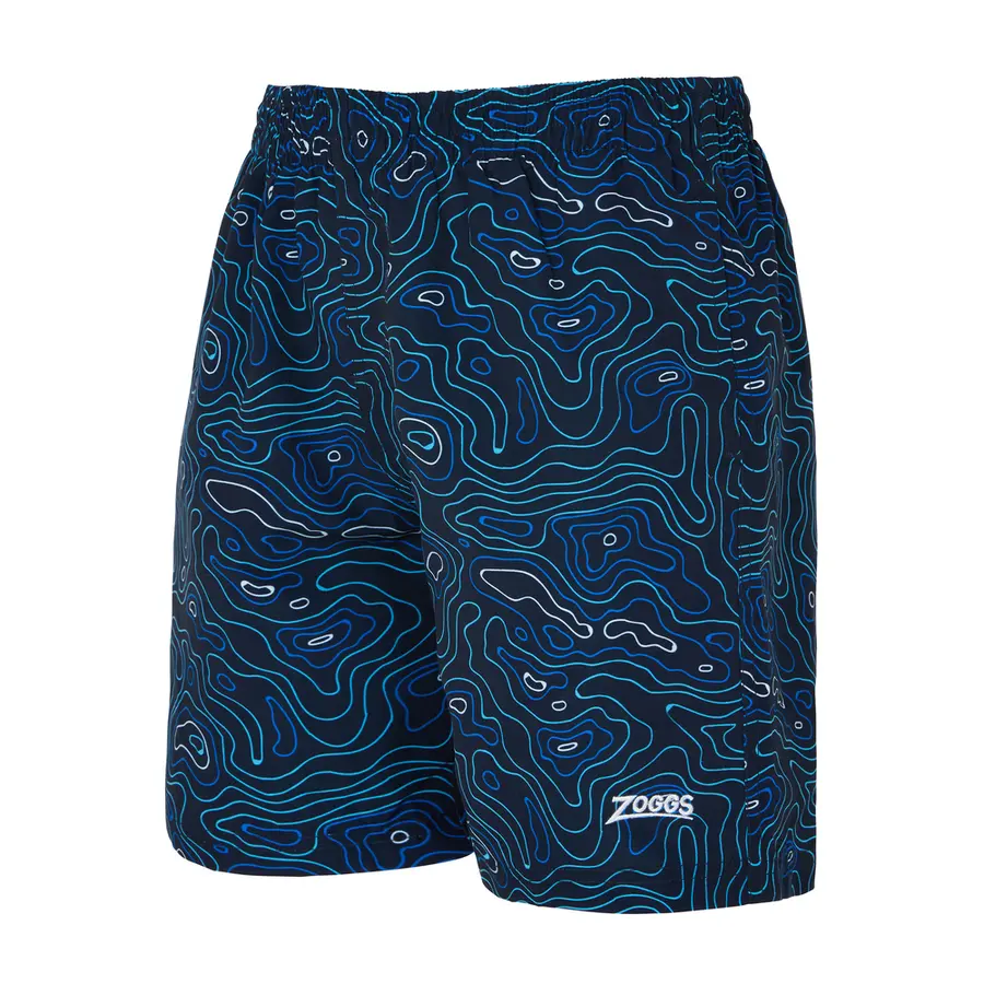 Seacrest Printed 15 Badshorts jr 128cm Zoggs | Blå/Flerfärgad | Ecodura 