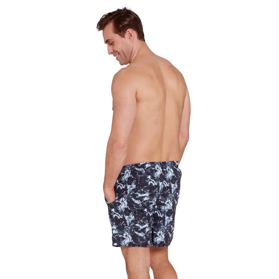 Hydro 16 Badshorts L Zoggs | Svart/Flerfärgad | Ecodura 